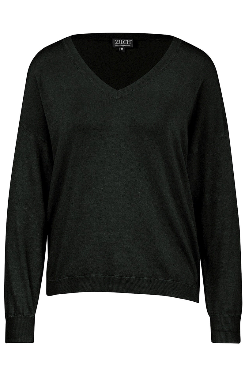 Zilch - Sweater V-neck Black